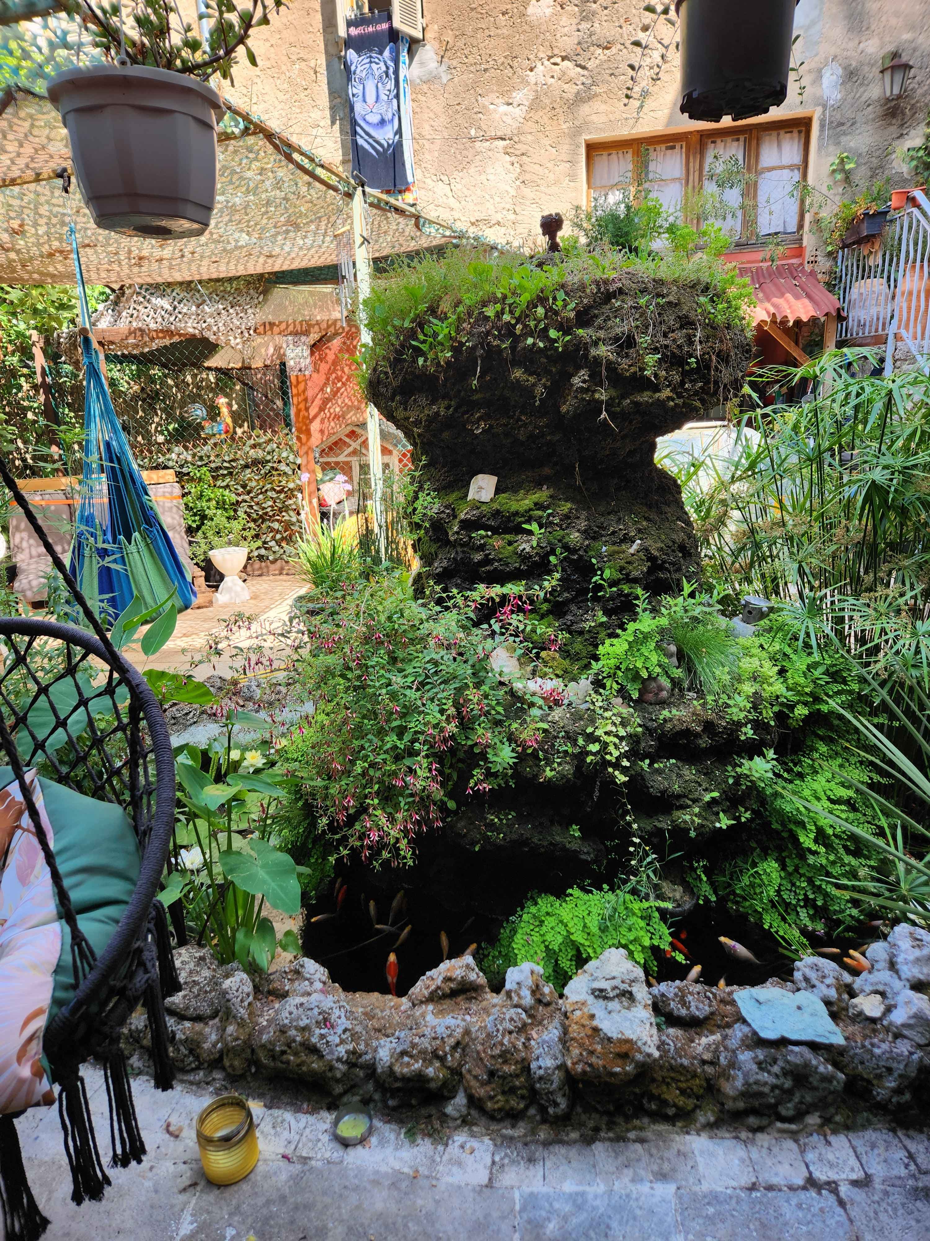 Le jardin intérieur et son bassin (8/13)